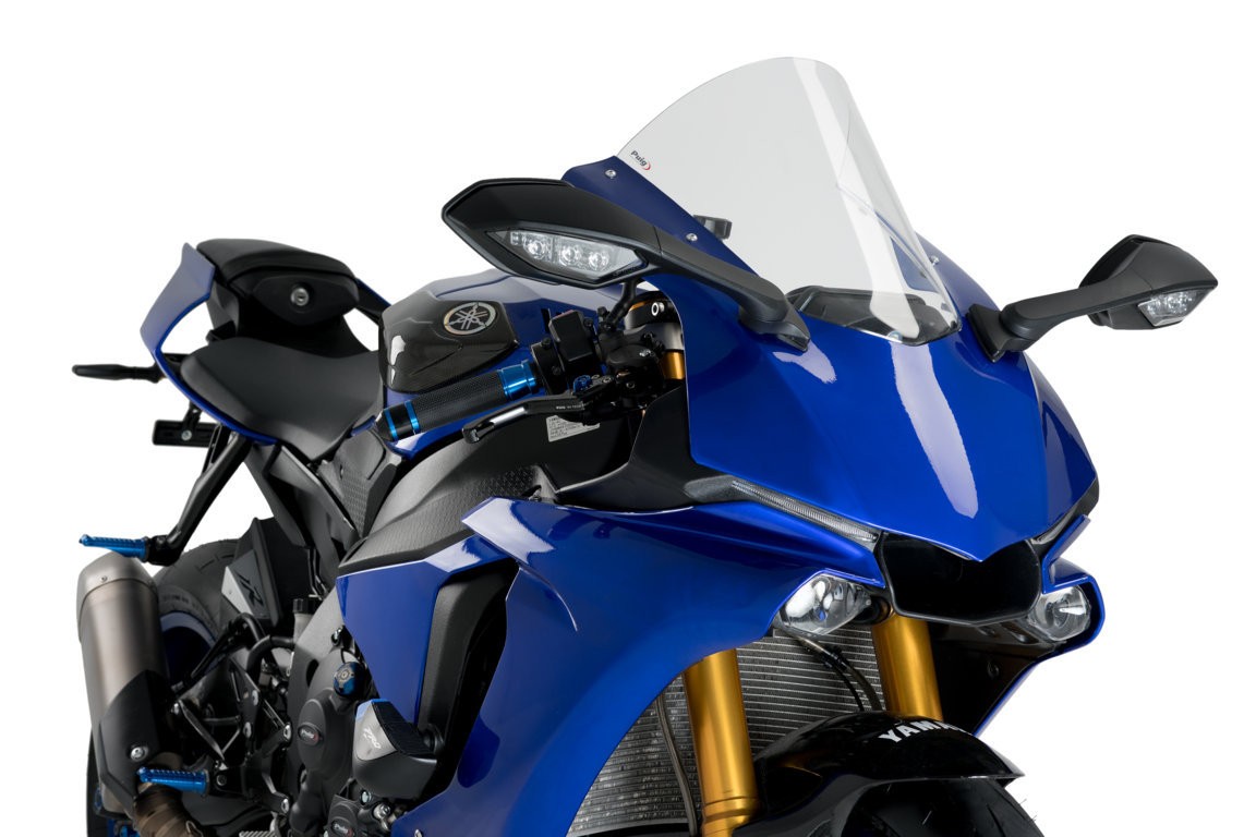 Puig R-Racer Windscreen - 2015-2019 Yamaha YZF-R1 / R1M / R1S